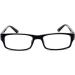 Zjiex Rectangle Reading Glasses - Lightweight Unisex Blue Light Computer Glasses 1.75 2.0x & 3.0x Magnification - Comfortable Optics for All - Buy Online on GoSupps.com