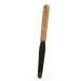 Stainless steel spatula for wax with wooden handle
