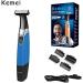 KEMEI Electric Razor & Beard Trimmer - Waterproof Cordless USB Rechargeable Groomer for Men & Women - Eyebrow Beard Facial & Body Hair Removal - Blue - Buy Online on GoSupps.com