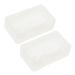 IMIKEYA Soap 2pcs Silicone Mold Decorate Silica Gel Household Shot Molds 5.2X3X1.5CM White
