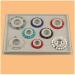 Tegg Bracelet Board: Flocked Bead Beading Jewelry Organizer Tray - DIY Craft Panel - Buy Online on GoSupps.com