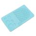 Guide Quilling Board  6.1x3.6inch Quilling Tool Quil Board with Pins Storage Box  20 Roots Needle Plate DIY Grid Tool for Paper Crafting Blue
