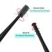 IKAAR Ear Wax Remover Kit - 2Pcs Soft Silicone Double Head Ear Pick Cleaner Tool | Spiral Design | Black + Pink - Buy Online on GoSupps.com