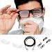 Semi-Permanent Anti-Fog Eyewear Accessory for Glasses Without Defogging Sprays or Wipes While Wearing a Mask : Glagly Anti-Fog Extreme Package(Anti-Lost Items are Included)