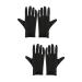 FRCOLOR 24 Pairs Black Thermal Etiquette Chemical Lotion Moisture Hand Moisturizing Safety Clothing Work