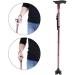 Collapsible Walking Stick Aluminum Alloy Foldable Elderly Walking Stick Guide Blind Cane Crutch with LED Light Alarm Folding Walking Cane with LED Light Safehappy - Buy Online on GoSupps.com
