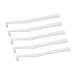 5pcs Tuft toothbrush for orthodontic patients under tooth brush for implants pine ortho p dic patient children with tooth replacement soft bristles (white)