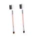 Didiseaon 1 Duo Eyebrow Brush Professional Cosmetics Brush Face Makeup Brushes Eye Cosmetics Brushes Double-headed Eyeshadow Brush Eyelash Brush Miss Pink Double Sided Applicator