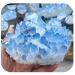 1pc 350g-500g Blue White Crystal Cluster Natural Quartz Cluster Samples Crystal Stone for Home Collecction Full of Texture