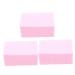 DRESSOOS 3 Nail Remover Cotton Nail Cleansing Pad Nail Wipes Nail Remover Tool Clean Wipes Eyelash Glue Cleaner Eyelash Glue Wipes Natural Cotton Fiber Pink Makeup Remover Wipes Manicure