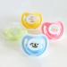Xinsany Baby Silicone Pacifier with Hygienic Cap - Butterfly Shape, Animal Pattern, 4 Round Head Pink - Buy Online on GoSupps.com