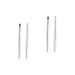 Set of 4 make-up lipstick lip gloss brush make-up brush applicator telescopic brush