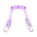 Begisa glasses pads 2 pieces of purple silicone plug-in/screw-glasses-nose pad substitute for children U-shaped plastic glasses transparent nose pad arm