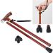 Walking Stick Adjustable Trekking Crutch Aluminium Alloy Multi-Function Telescopic Flashlight Lightweight Cane Walking Stick Cane for Elderly Handmade Smooth Sailing - Buy Online on GoSupps.com