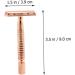 Frcolor Portable Metal Beard Razor - Classic Vintage Style Double Edge Razor for Men - Zinc Alloy - Ideal for Barbers and Grooming - Buy Online on GoSupps.com