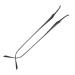 DookAa Eyeglass Temples Eyeglass Temples Eyeglass Temples 1 Pair Black Replacement Temple Legs for Men Metal Temples for Rimless Glasses