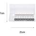 MthH Portable Contact Lens Housing | Compact Cosmetic Storage Box for Eye-Shaped Glasses Gray - Buy Online on GoSupps.com