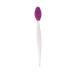 Double Side Nose Brush Silicone Beauty Nasal Blackhead Removing Long Handle Blackhead Clean Tools Skin Cleaning Tools for Home- Purple