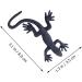 Shop Healeved 10-Pack Halloween Simulation Gecko Toys | Mini Black Gecko Models for April Fools & Creepy Halloween Decor - 3.5x8cm - Buy Online on GoSupps.com