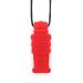 Buy Food Grade Silicone Baby Teether Safe Teething Aid & Chew Pendant Necklace (Red) for Infants - Buy Online on GoSupps.com