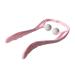 SUPVOX Neck Massager Manual Self-Massage Trigger Points Massager with Fascia Ball for Neck Back (Pink)