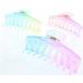 Zac's Alter Ego Set of 6 Large 11cm Assorted Translucent Two Tone Pastel Matte Finish Barrel Clamps - Buy Online on GoSupps.com