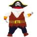 Funny Pirate Costume for Dogs & Cats | Complete Pet Outfit with Hat - Ideal for Halloween & Dress-Up - Buy Online on GoSupps.com