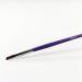 1 UV Gel French Brush - Angled - in size 6 with handle in purple - 440-411