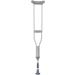 Underarm Crutches with Damping Spring Comfortable Medical Adult Crutch with Double Shock Absorber Height Adjustable Antiskid Foot Pad Surprise Gift - Buy Online on GoSupps.com