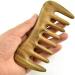 GRARRO Wide Tooth Hair Comb - Natural Wood Comb for Curly Hair - No Static Sandalwood Hair Pick Wooden Comb for Detangling - Buy Online on GoSupps.com
