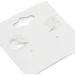 200-Pack White Hanging Earring Cards - 2x2 in Jewelry Holders for Display & Storage - Buy Online on GoSupps.com
