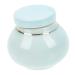 POPETPOP Storage Bottle Cans Ceramics Tea Tins Food Containers Eye Shadow Jar Powder Sample Bottle Lotion in Bulk Tea Storage Canister Bulk Makeup Tea Samples Candle Travel Mini Cream 6x5.5cm Blue