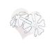 1 Pair Metal Snowflake Clips Relax Muscles Home Fitness Men And Women Collaboration