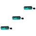 Operitacx 3 pcs Cosmetic Sequined Case Pouch Bag Bags Style Storage Glitter Sequin Sequins Pencil Makeup Lady 21X7CMx3pcs Green Blackx3pcs