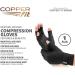Copper Fit ICE Compression Gloves - Menthol & Coq10 Infused for Recovery - Black, Small/Medium - Buy Online on GoSupps.com
