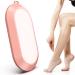 Gomme cheveux en cristal pour homme et femme - pilateur portable en cristal r utilisable et indolore - Fonctionne sur toutes les parties du corps (rose)