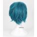 Chroma Sailor Moon Ami Mizuno Cosplay Wig - Short Cyan Blue Heat-Resistant Synthetic Hair + Wig Cap - Buy Online on GoSupps.com
