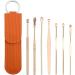 KouRy Portable 7-Piece Stainless Steel Ear Pick Set | Ear Cleaning Tools for Adults | hygienic Earwax Removal - Buy Online on GoSupps.com
