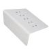 Acrylic Eyelash Tweezers Holder Neat and Organized Storage with Suction Cup Design Space Saving for Eyelash Shop (White)
