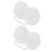 Abaodam 2pcs Portable Egg Box Fridge Containers Hiking Egg Case Egg Carriers Camping Anti-Fall Storage Box
