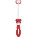 Buy 2 Pack 3-Sided Toddler Toothbrush for Kids | Soft Bristles for Gentle Tooth & Gum Care | Ideal for Autism - C4 Red & Orange - Buy Online on GoSupps.com