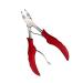 Healeved 1pc Nail Clippers Nail Trimmer Nail Implements Nails Tools Bejeweled Kit Toenail Podiatrist Nail Jewelry Kit Toenail Clipper Red Stainless Steel Manicure Nail File 13.8x6.8cm