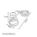 5pcs AAA to AA Battery Conversion Springs - Nickel Wire Coil Compression Plates | Size 9x23-A - Buy Online on GoSupps.com