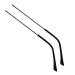 Munani glasses arm leg glasses substitute glass of glasses glasses spectacle replacement accessories 1 pair of vintage-glasses metal frame frame-replacement arms black