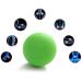 Verdant Touch Massage Ball Massage Ball Yoga Fascia Rubber Round Foot Massager for Muscle Relaxer Green