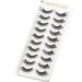 HBZGTLAD 10 Pairs 3D Mink Hair False Eyelashes | Long Natural Makeup Extension | Beauty Tools & Accessories - Buy Online on GoSupps.com