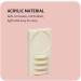 Buy 2-in-1 Acrylic Eyelash Extension Pallet Holder & Round Jade Stone Set - Premium Lash Grafting Tool Pad (Pink) for Perfect Lash Application - Buy Online on GoSupps.com