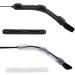10 Pairs Silicone Glasses Ear Hooks - Anti-Slip Covers (5 Black + 5 White) | Improve Comfort & Fit for Glasses | International Shipping Available - Buy Online on GoSupps.com