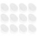Lurrose Silicone Lip Brush Covers 12pcs Silicone Brush Cover for Makeup Cosmetic Brush Protector Brush Applicator for Women Girls (White) White 1.5x1cm