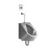 Wall-Mounted Stainless Steel Commercial Flushing urinals Men's Public Toilet Automatic Induction urinals Wall Drainage/Floor Drainage Used in Homes Hotels Schools and (Package D)